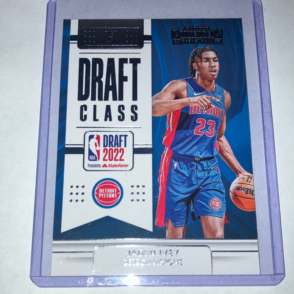 2022-23 NBA Draft Class 2022 Jaden Ivey Detroit Pistons Rookie Card RC